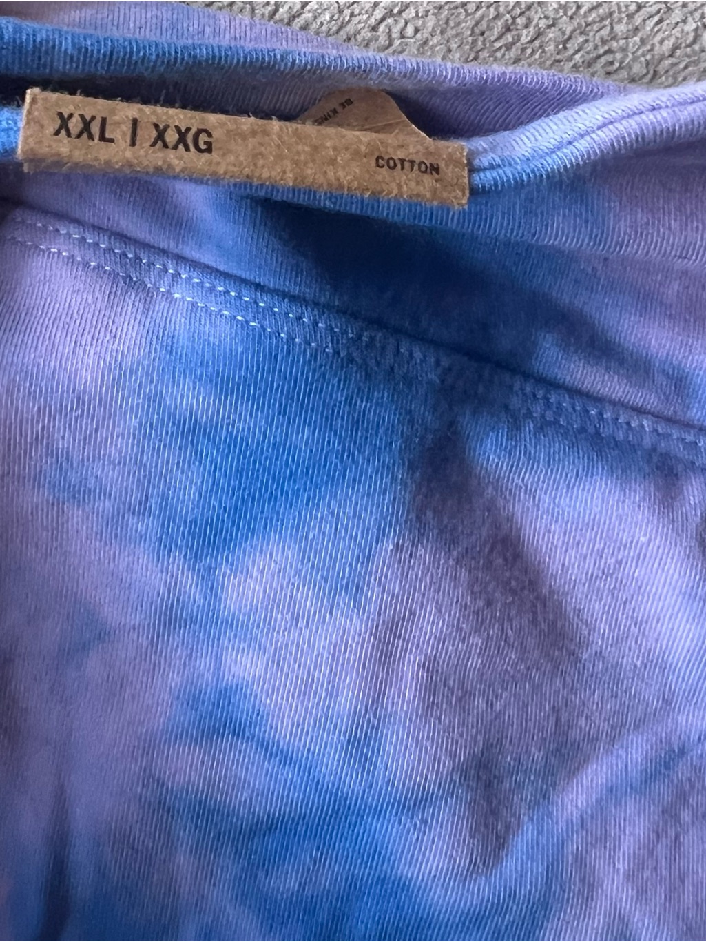 Pink Victoria's Secret Tie-Dye Blue Purple Cotton Shorts